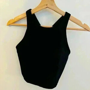 ATHLETA high neck racer back sports bra